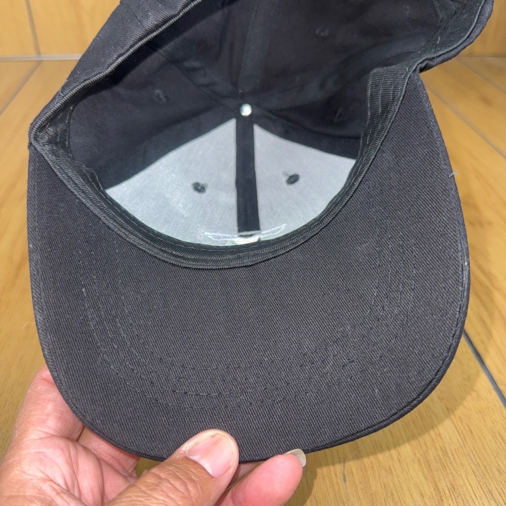Black Tesla Baseball Cap Embroidered T Logo Adjustable Strap - Picture 7 of 8